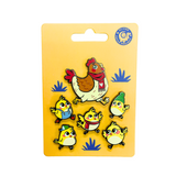 Hen House Pin SET OF 6