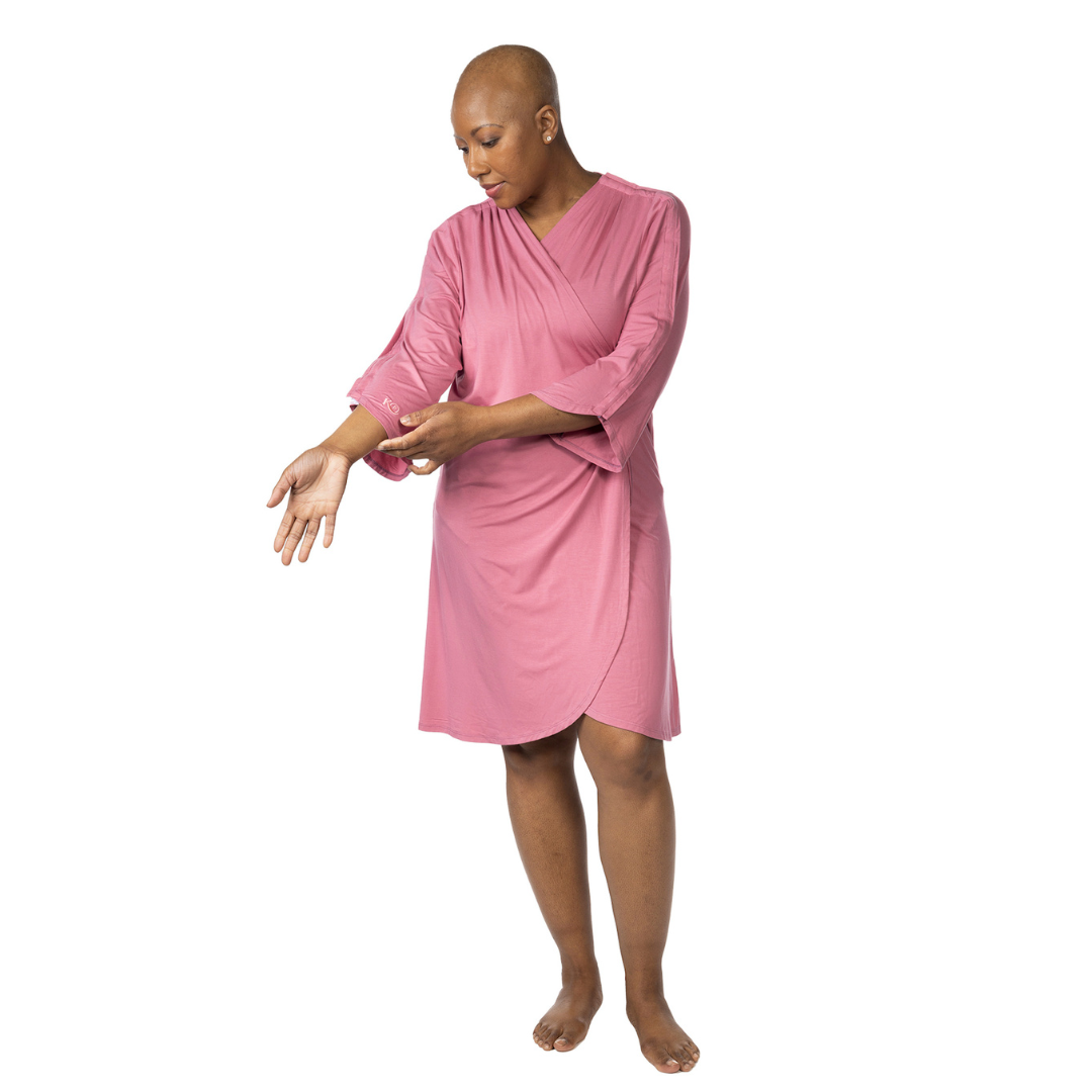 Hospital Gown with Snap Sleeves
