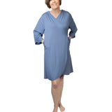 Hospital Gown with Snap Sleeves