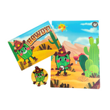 Howdy Cactus POP Greeting Card with Patch