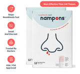 Nampons™ for Nosebleeds