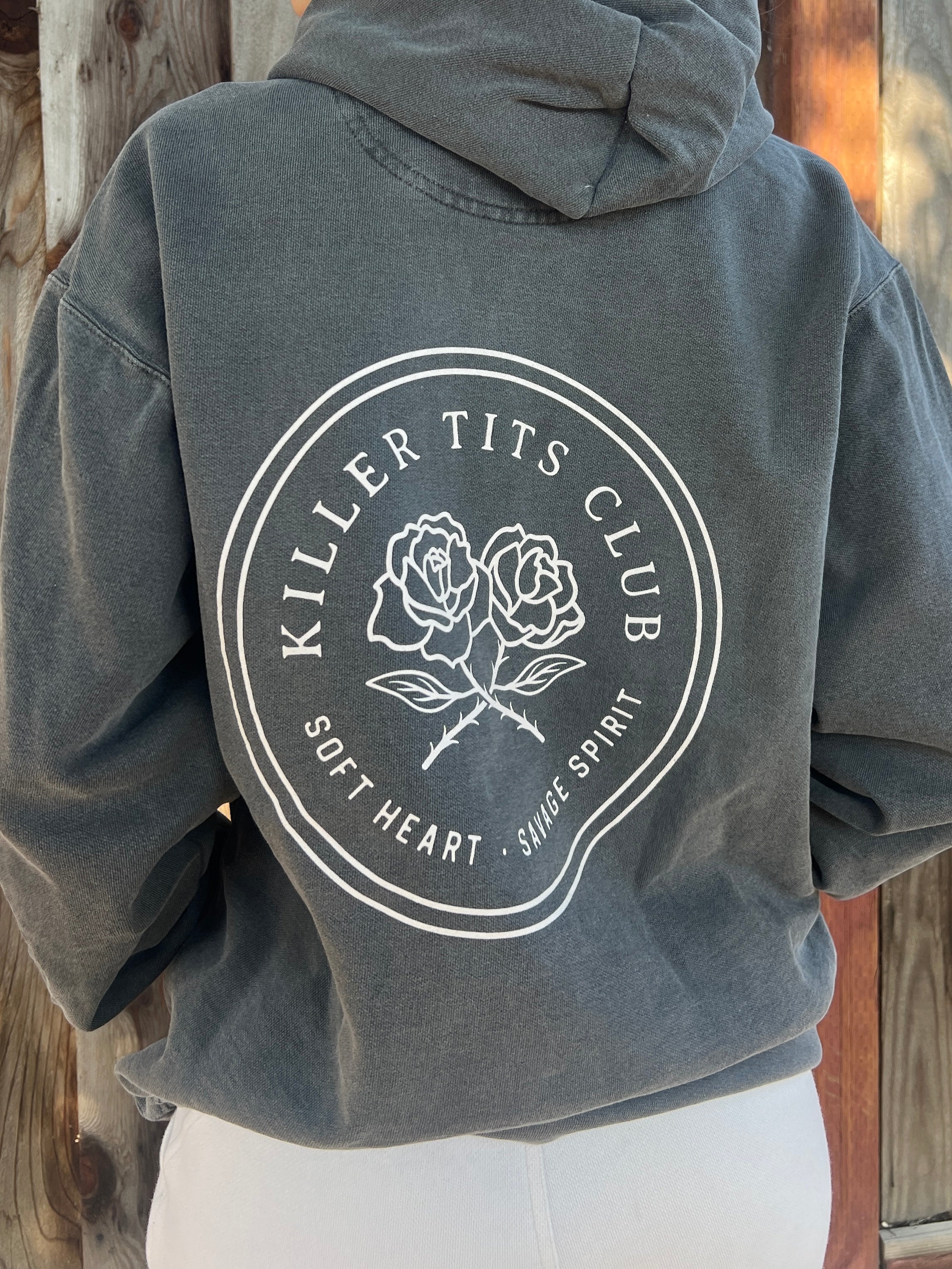 Still Standing Textured Hoodie
