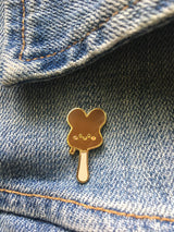 Mickey Ice-Cream Bar Gold-Plated Enamel Pin