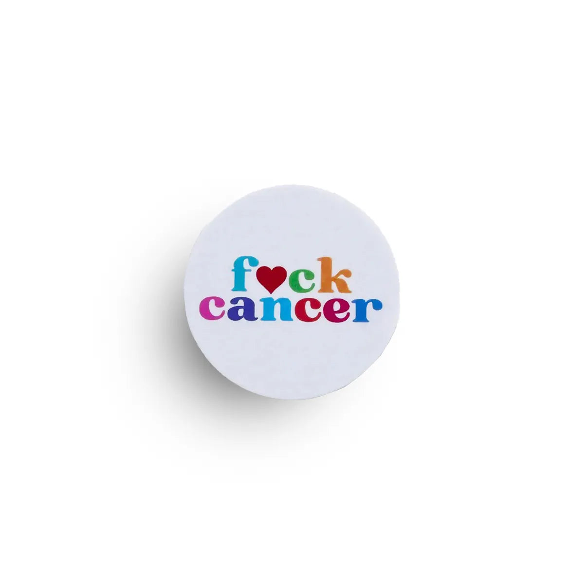 Empowering 'F*ck Cancer' Pop Socket – Anti-Cancer Phone Grip for Survivors & Supporters