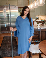 Hospital Gown with Snap Sleeves