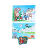 Keep Kicking It Bigfoot POP Greeting Card with Patch
