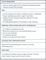 Nampons™ for Nosebleeds