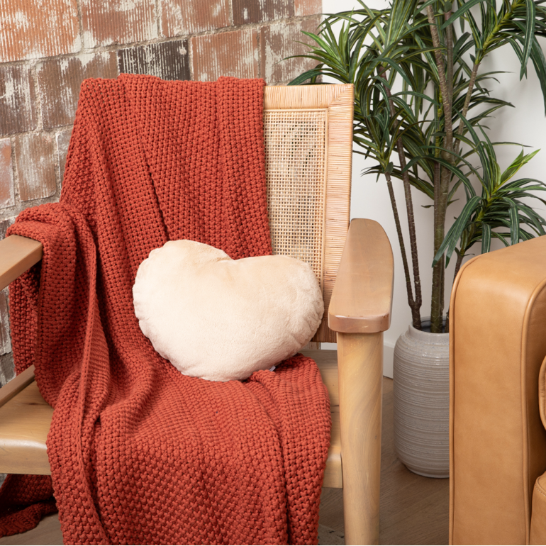 The Heart to Hug Pillow - Latte