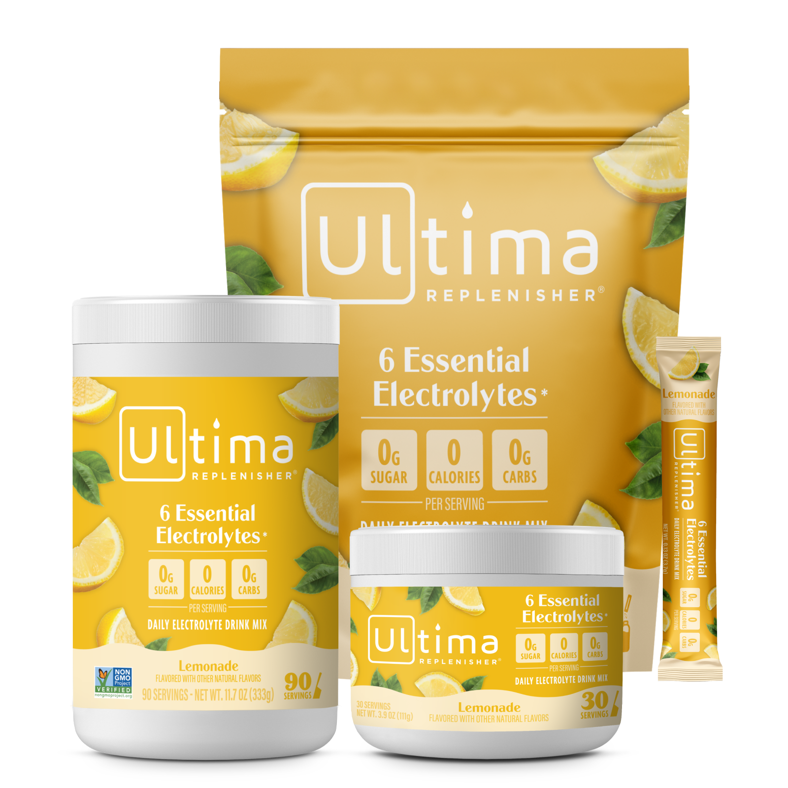 Lemonade electrolyte drink mix - Ultima Replenisher