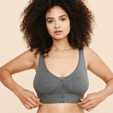 Wilderness Front Closure Bralette for Mastectomy Lumpectomy Reconstruction Gray
