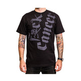 Fxck Cancer Vertical Logo Tee