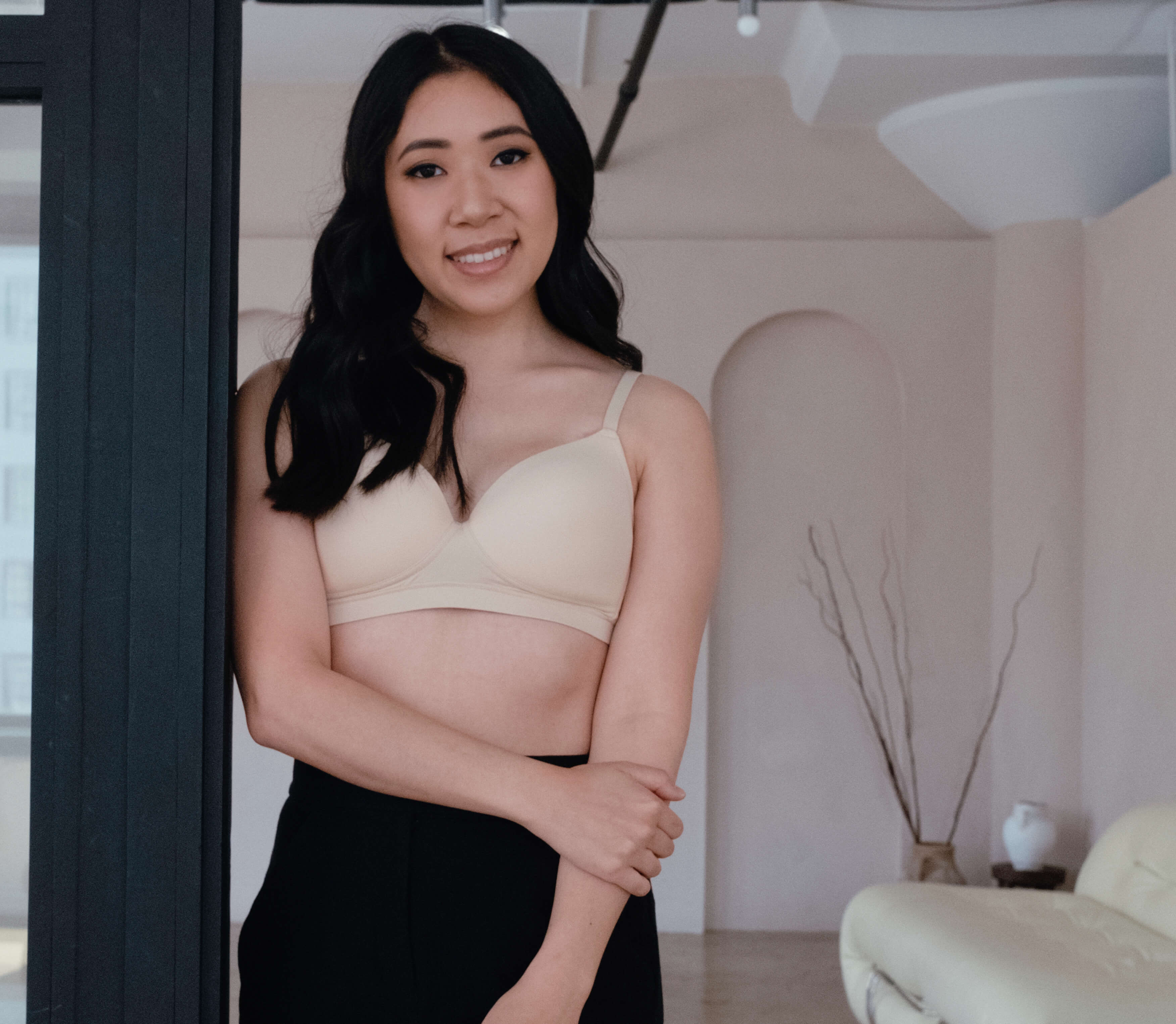 Moonrise T-Shirt Bra For Mastectomy Lumpectomy Buff