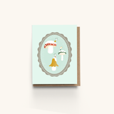 Winter Mushrooms Holiday Greeting Card