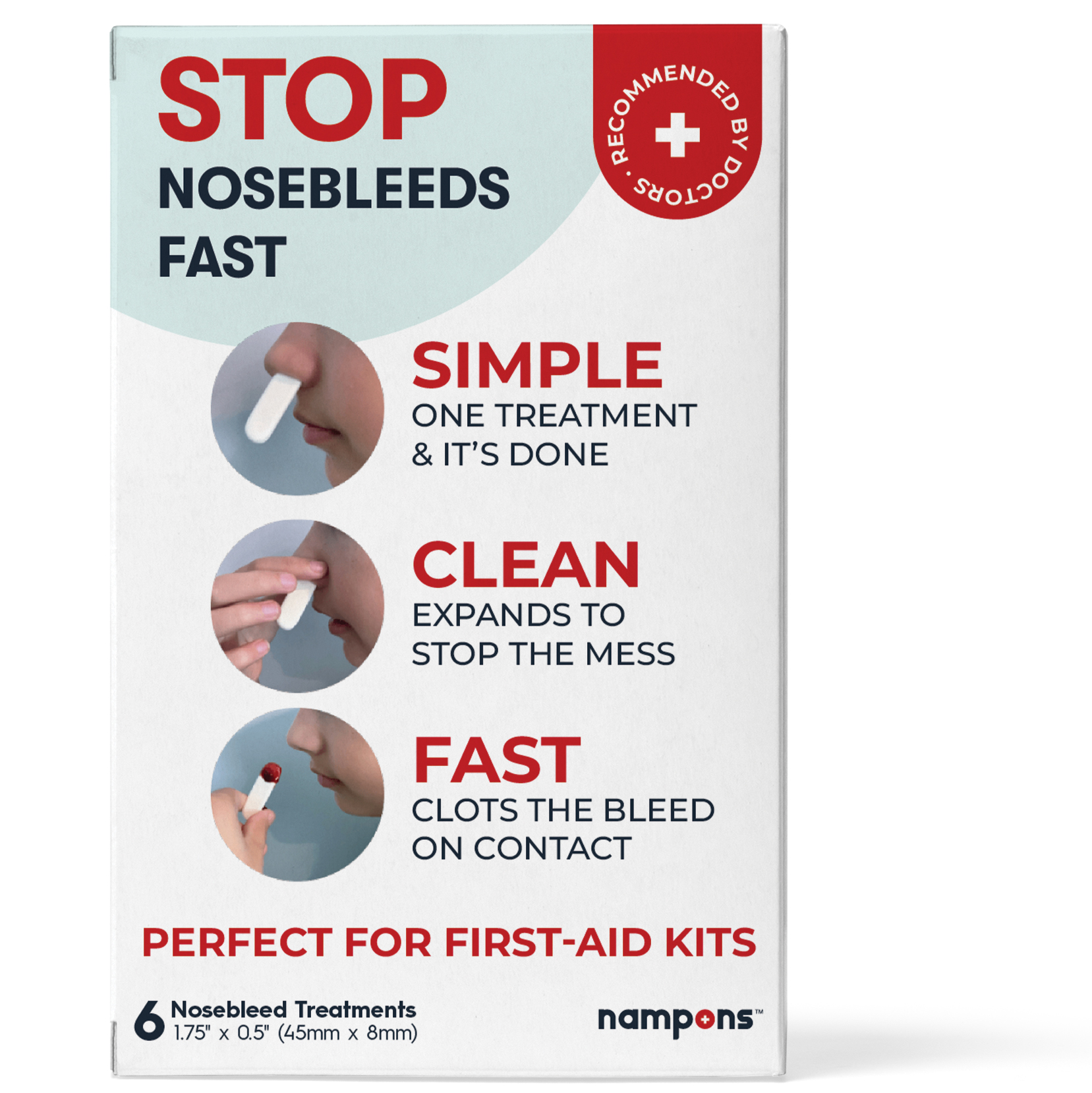Nampons™ for Nosebleeds
