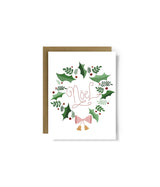 Noel Wreath Christmas Greeting Card