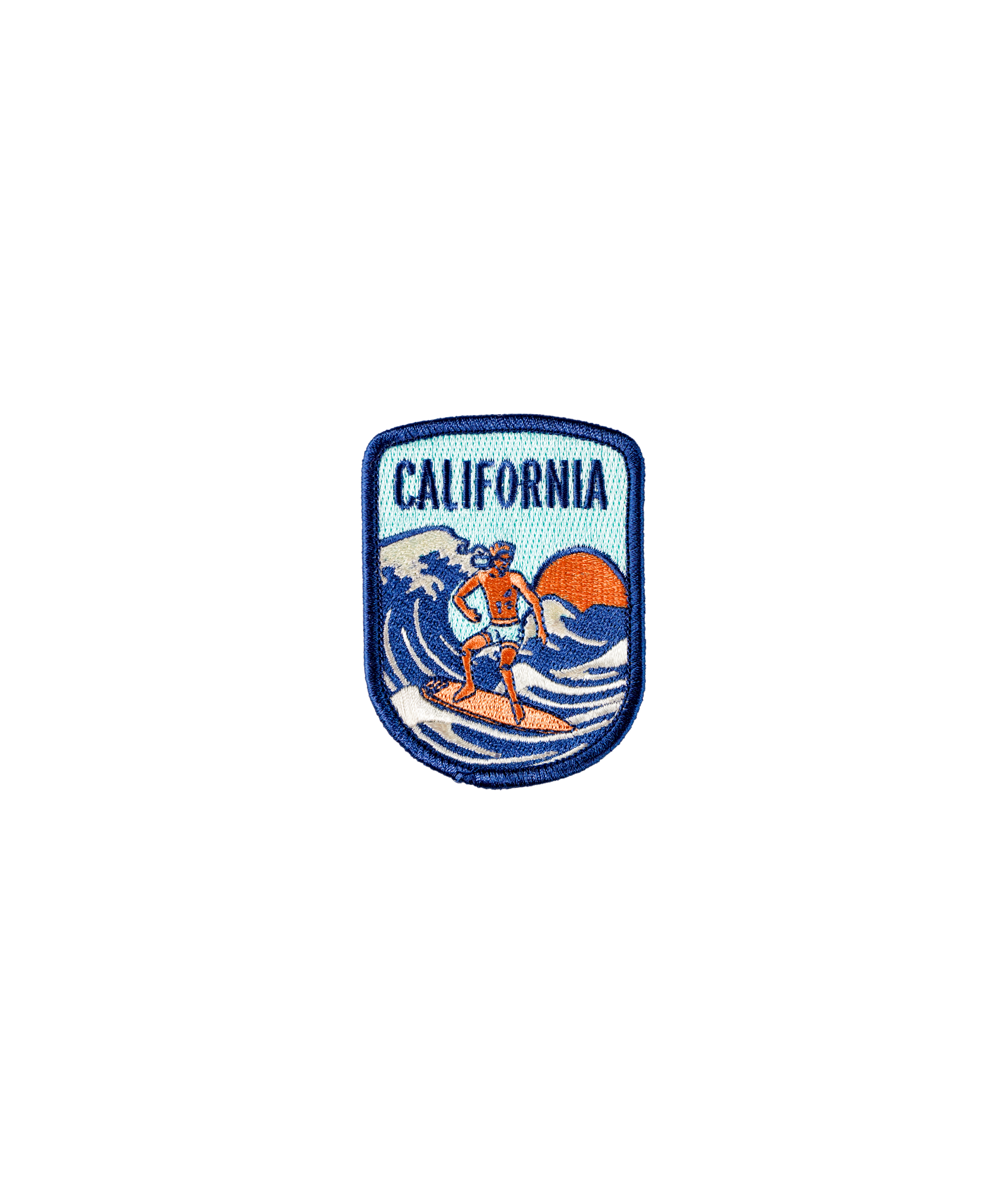 California Ocean Embroidered Patch