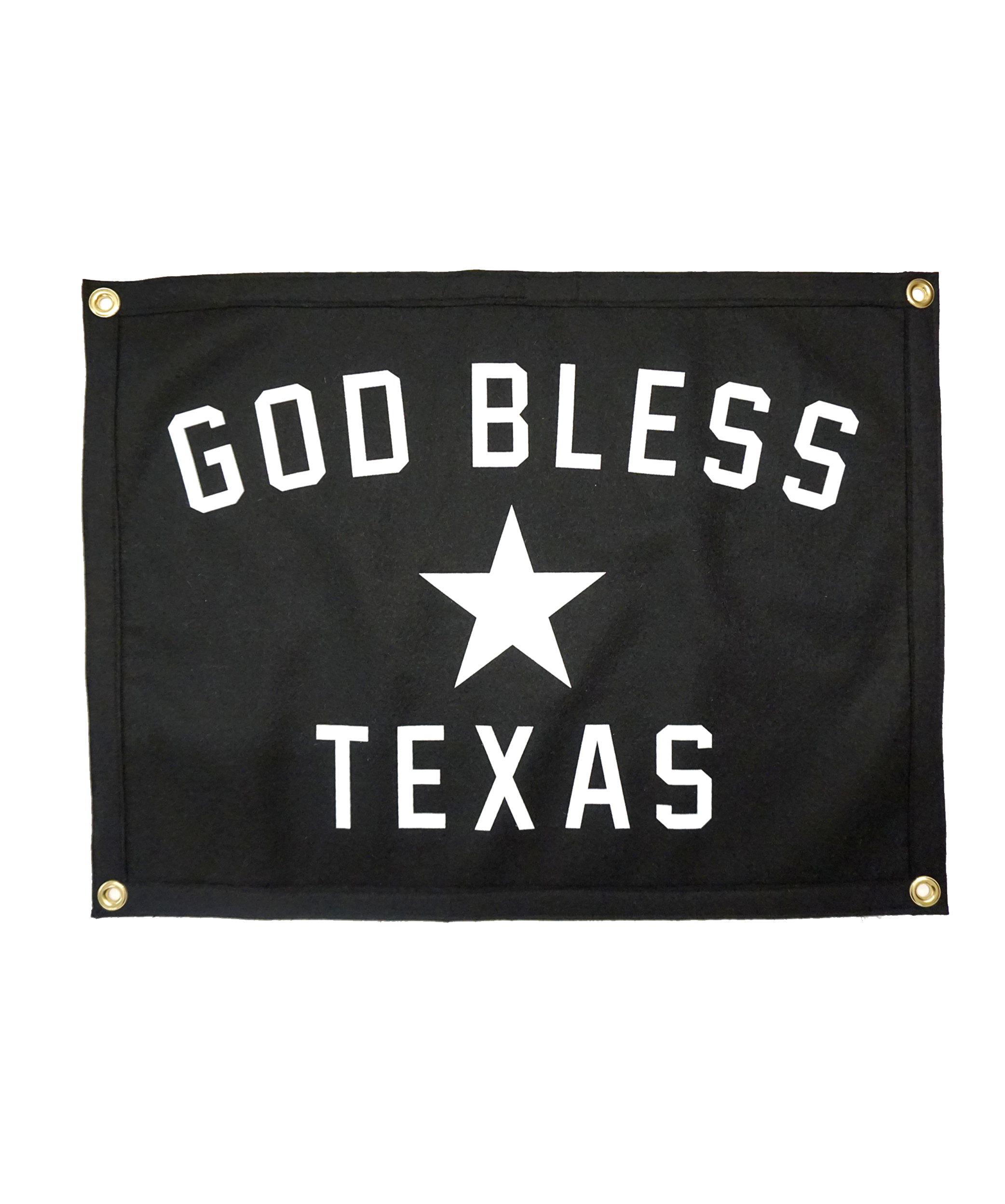 God Bless Texas Camp Flag • Manready Mercantile x Oxford Pennant Original