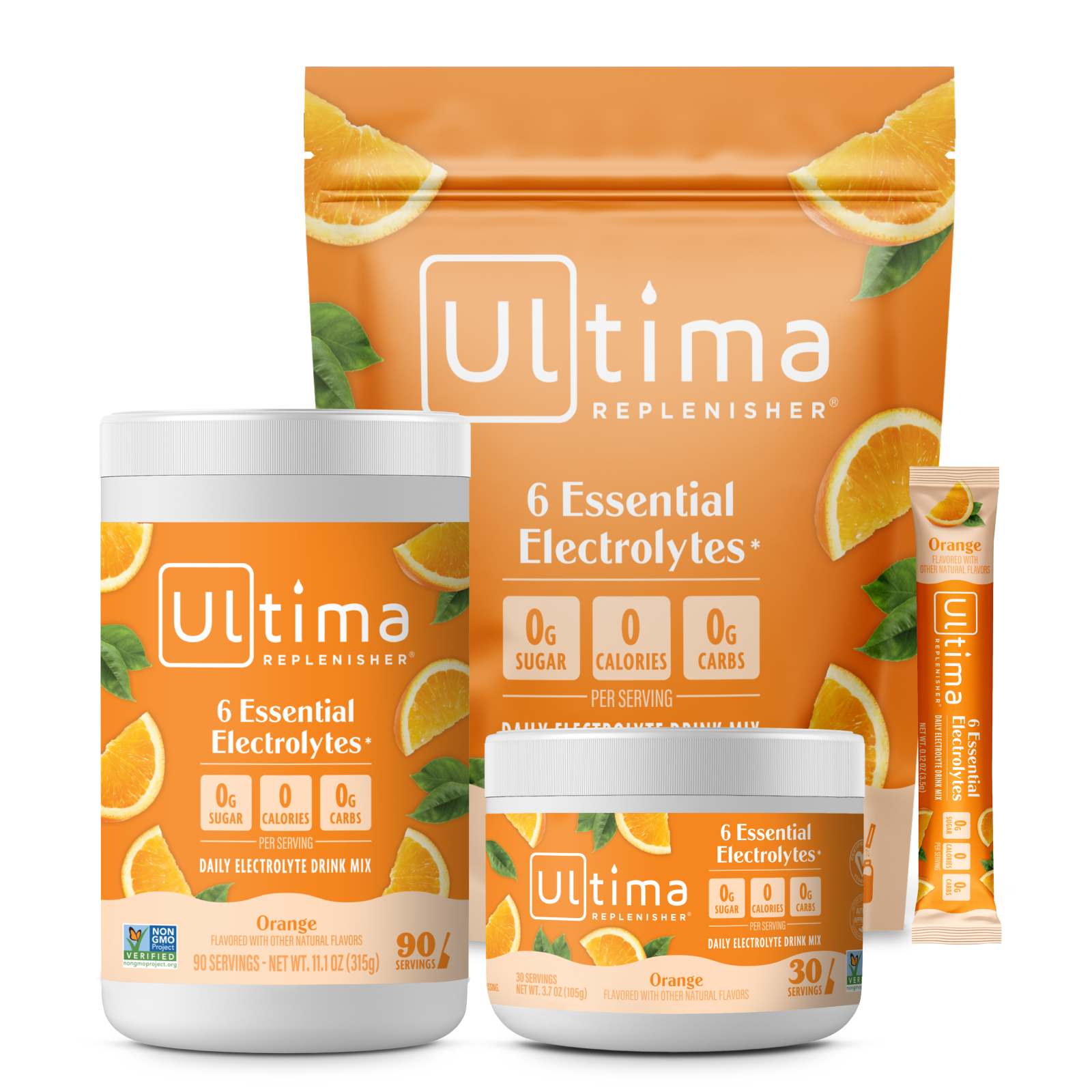 Orange electrolyte drink mix - Ultima Replenisher