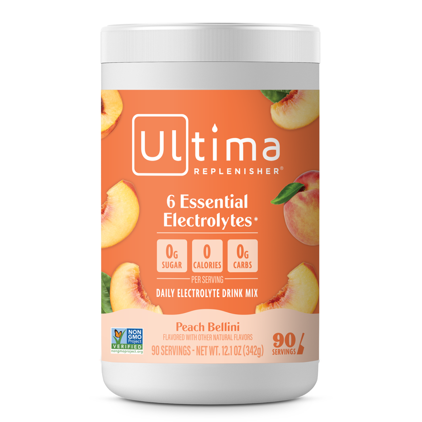 Peach Bellini Mocktini electrolyte drink mix - Ultima Replenisher