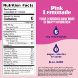 Pink Lemonade electrolyte drink mix