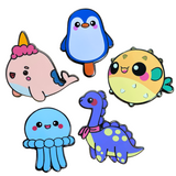 FULL SET of 5- Under the Sea Pins