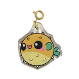Positive Pufferfish Acrylic Charm