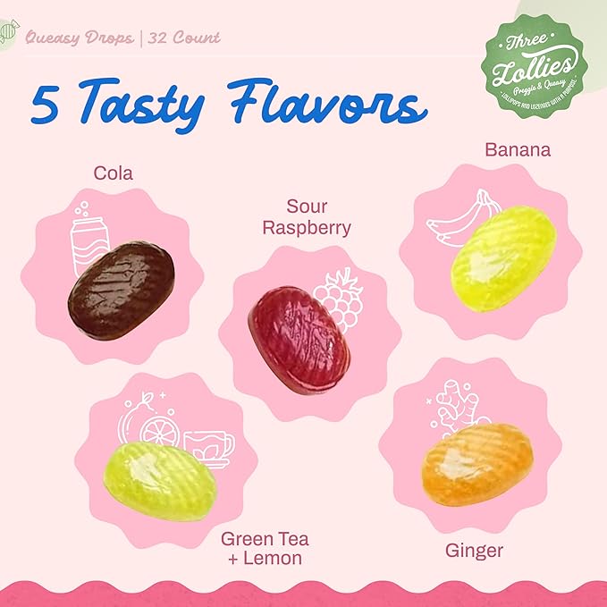 Three Lollies Queasy Drops