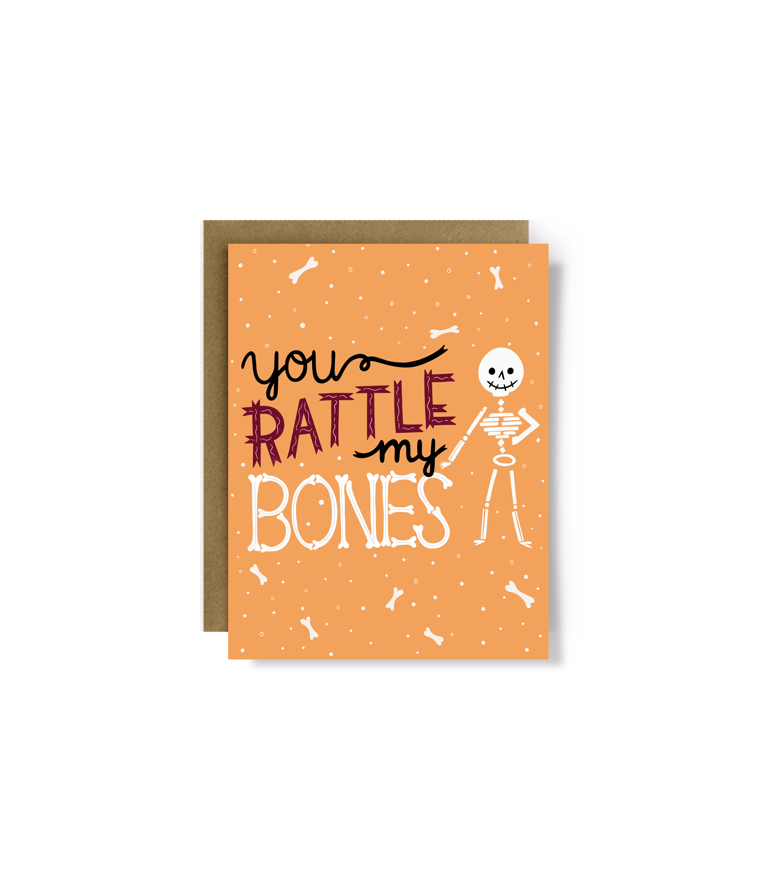 You Rattle my Bones Halloween Greeting Card