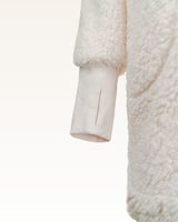 The Warrior Effect™ by Jill Martin Chenille Logo Sherpa Lounger Jacket