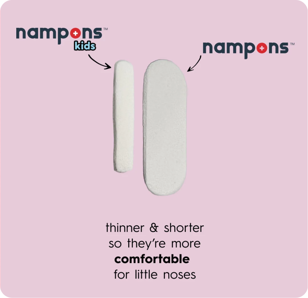 Nampons™ Kids Nosebleed Stoppers