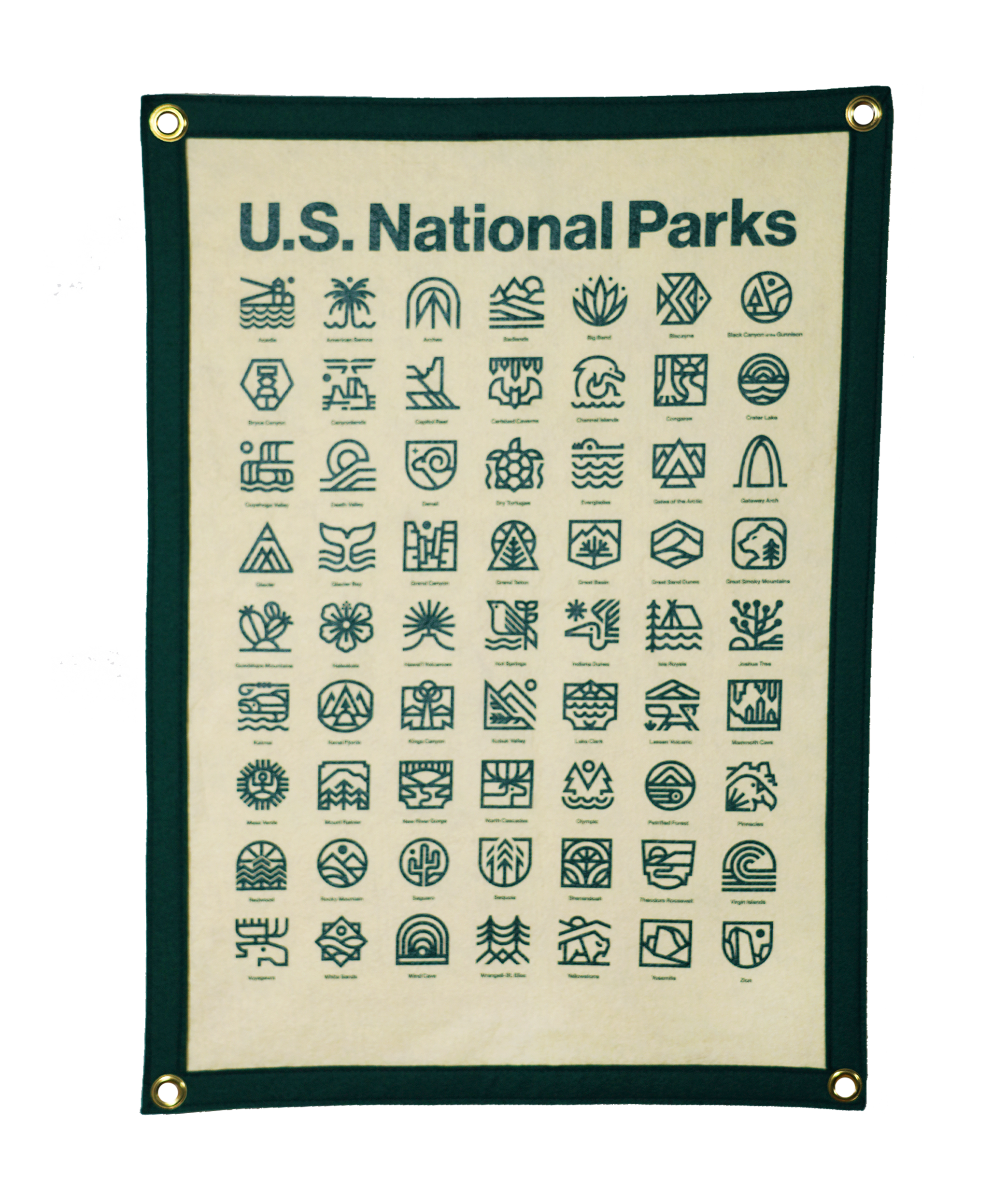 National Parks Camp Flag • Steve Wolf x Oxford Pennant