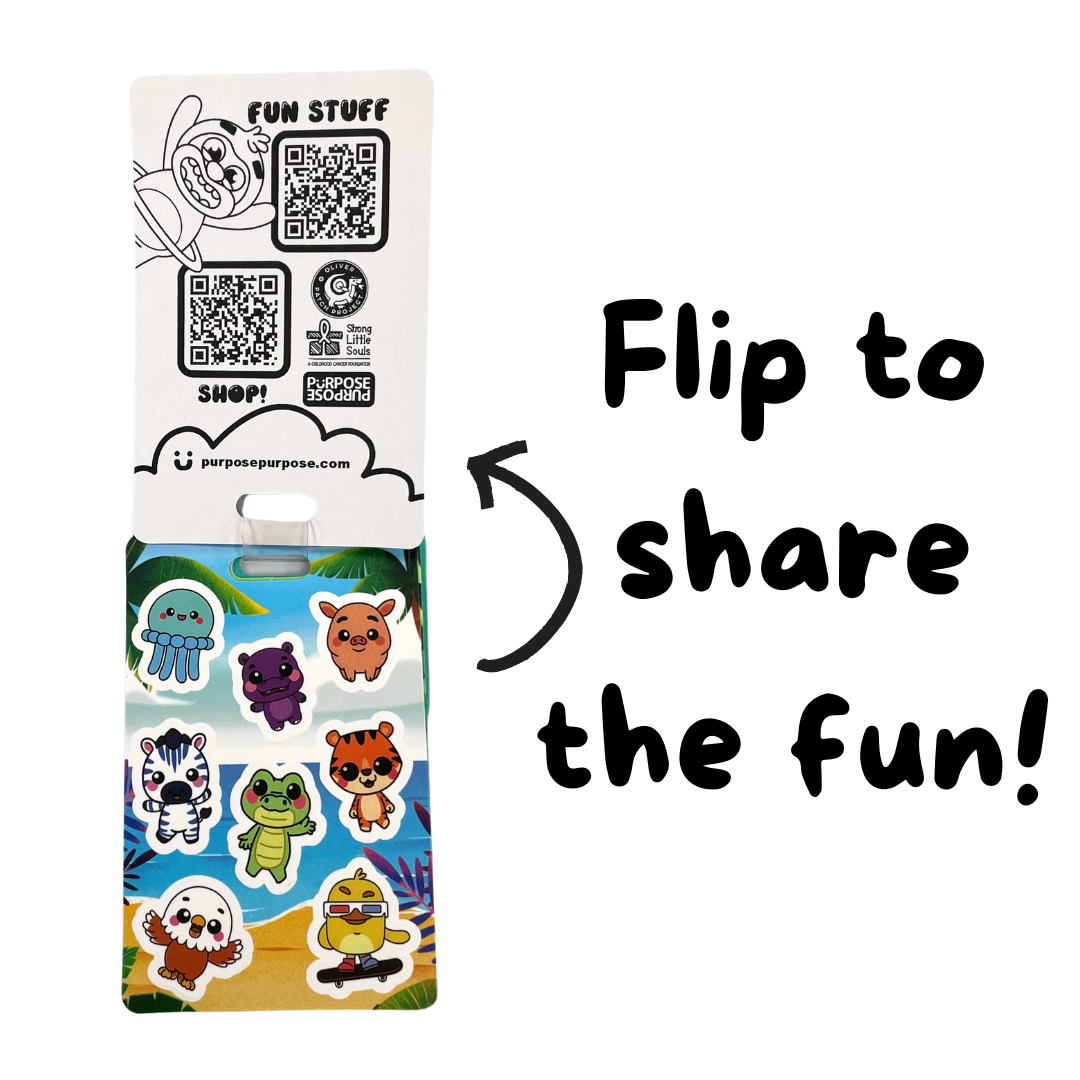 Series 1 SlapHappies - Sharable Stickers for Your ID Badge