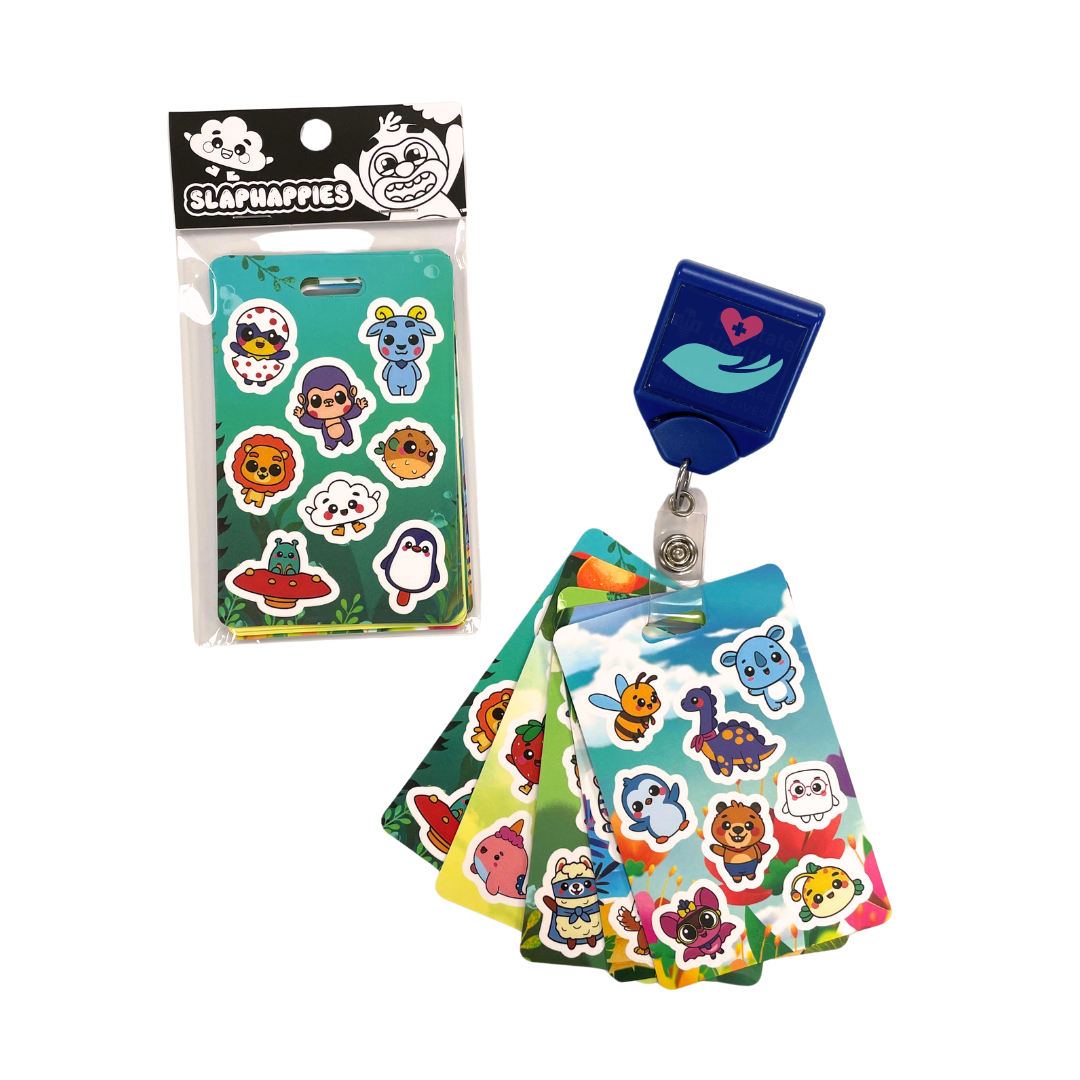 Series 1 SlapHappies - Sharable Stickers for Your ID Badge