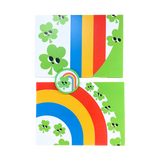 St. Patrick's Day Shamrock POP Greeting Card with Patch