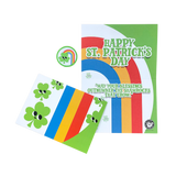 St. Patrick's Day Shamrock POP Greeting Card with Patch