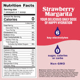 Strawberry Margarita Mocktini electrolyte drink mix