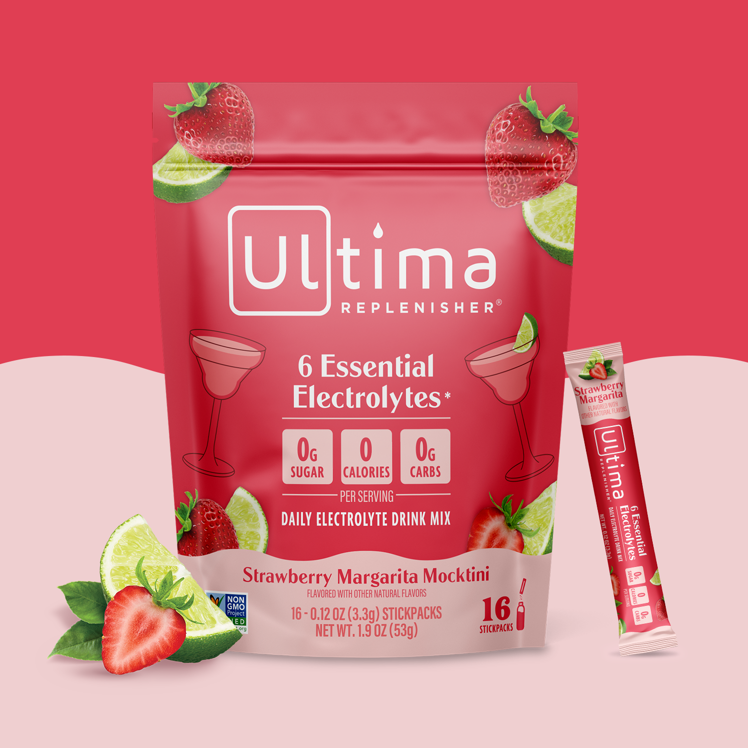 Strawberry Margarita electrolyte drink mix - Ultima Replenisher