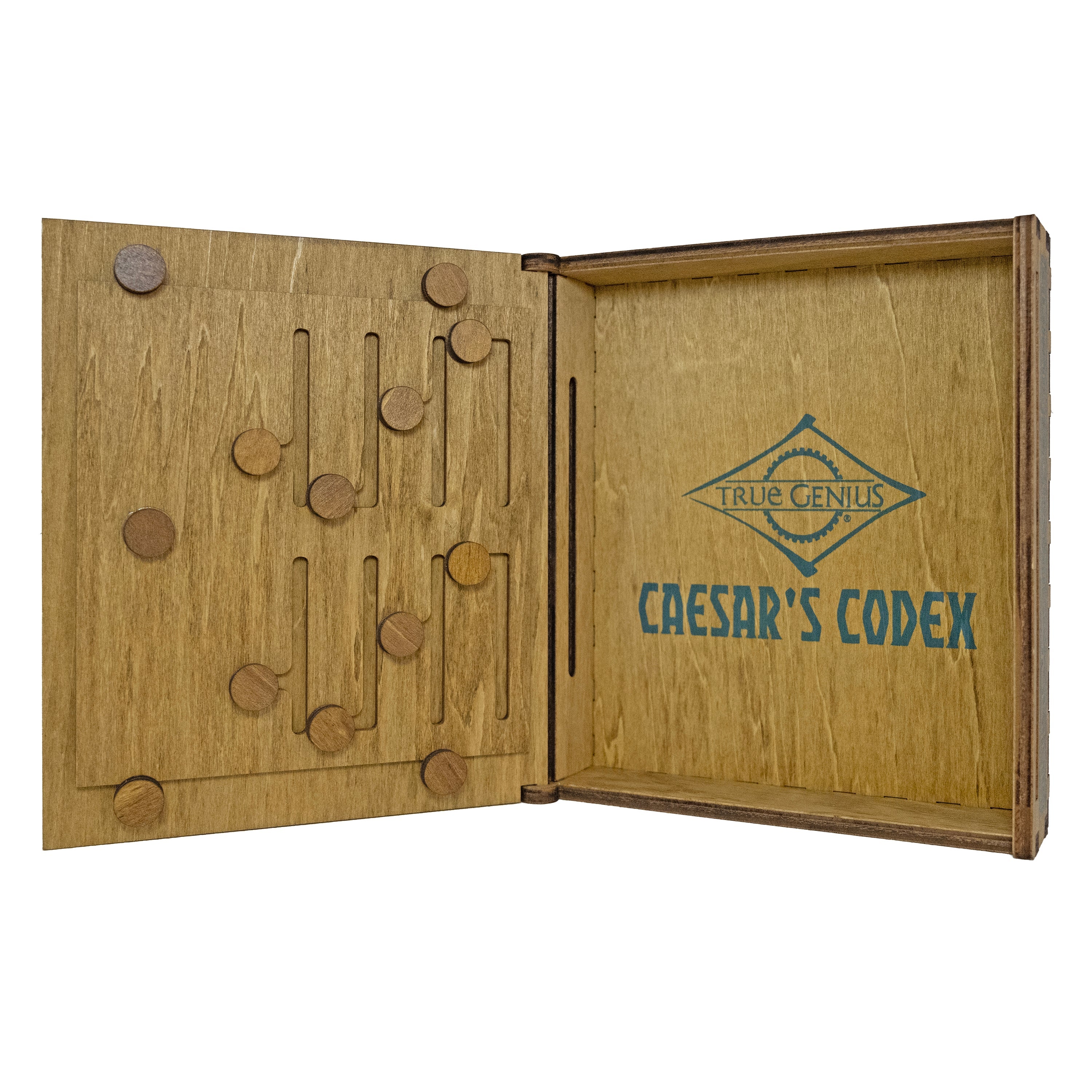 Caesar's Codex - Lever Sliding Wooden Puzzle