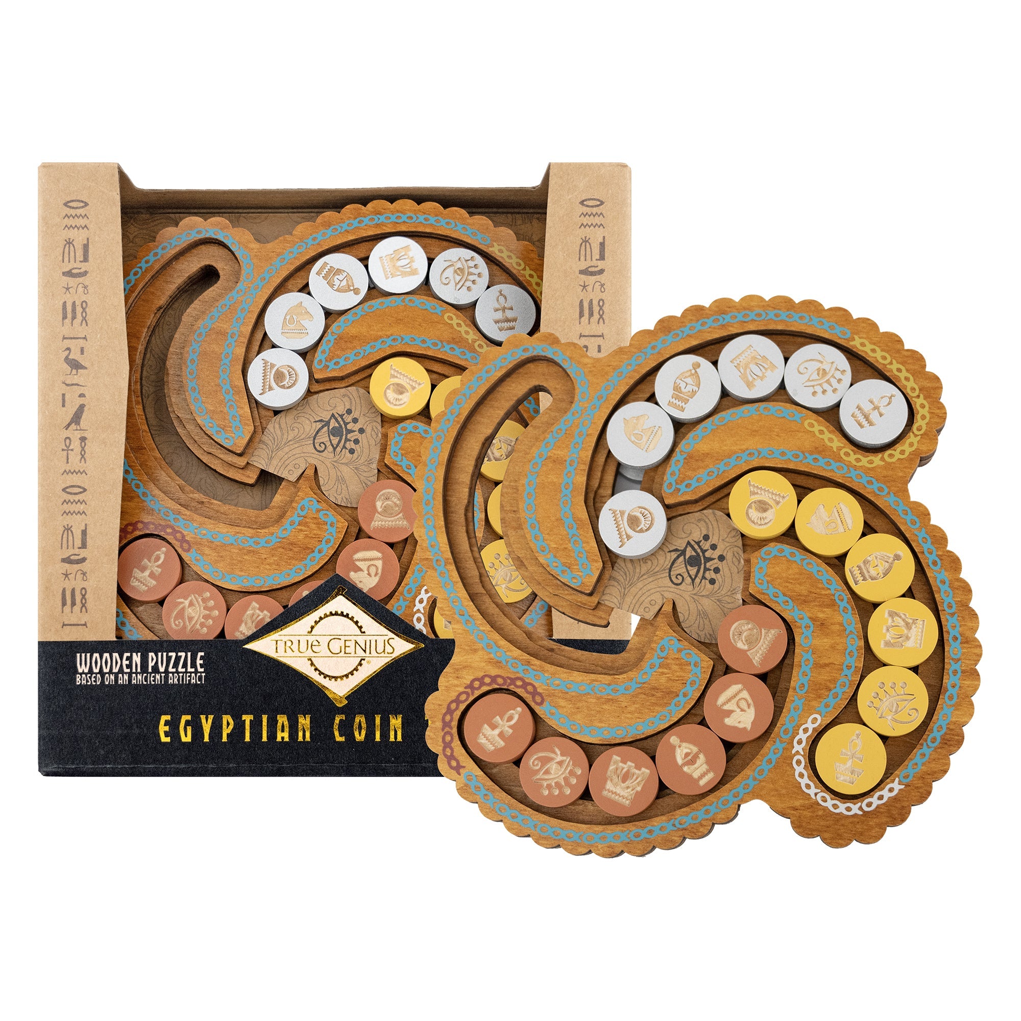 Egyptian Coin Trade - Column Swap Brainteaser