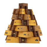 El Castillo Pyramid - Mathematical Wooden Puzzle