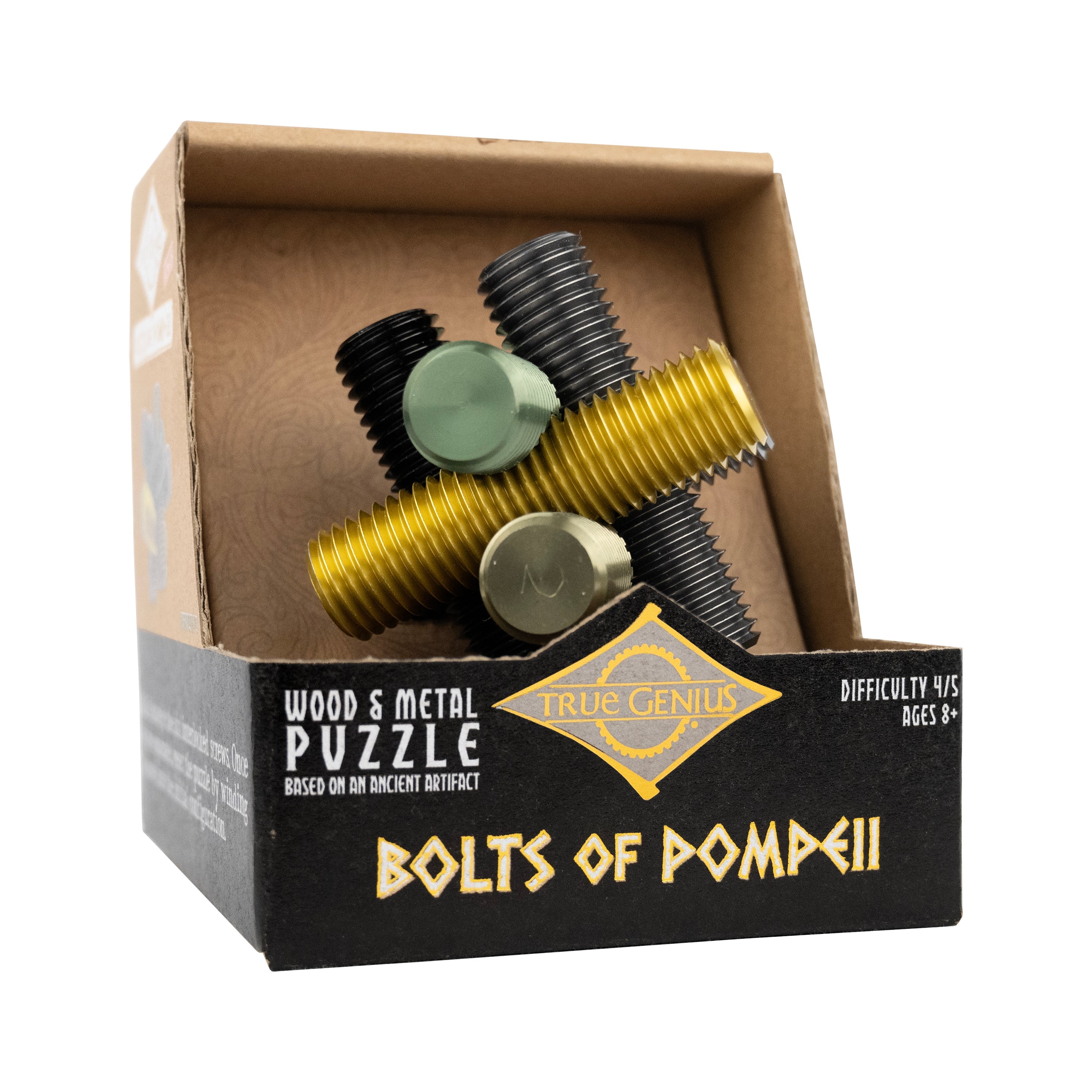 Bolts of Pompeii – Interlocking Metal Burr Puzzle