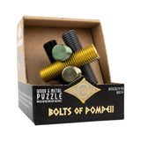Bolts of Pompeii – Interlocking Metal Burr Puzzle