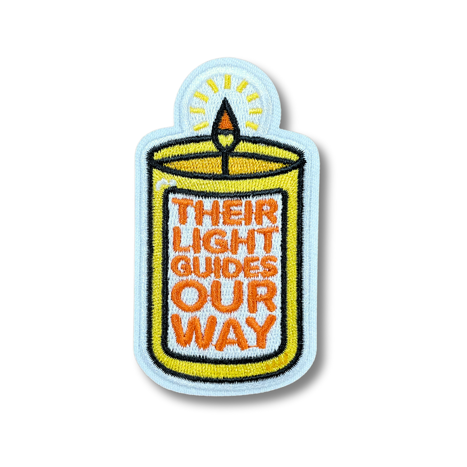 Their Light Guides Our Way Candle Patch