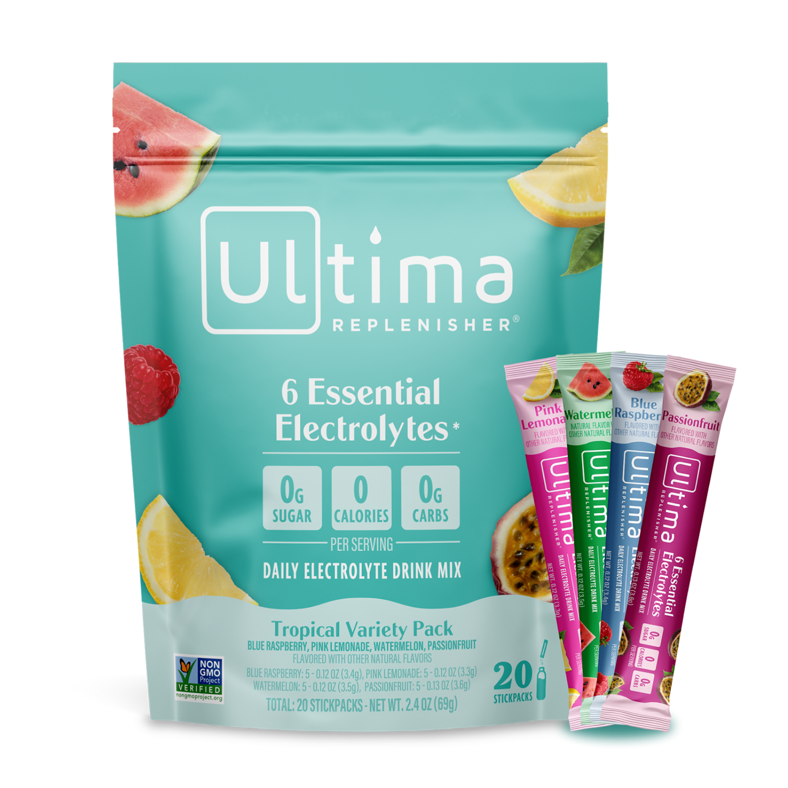 Tropical Variety pack electrolyte drink mix - Ultima Replenisher