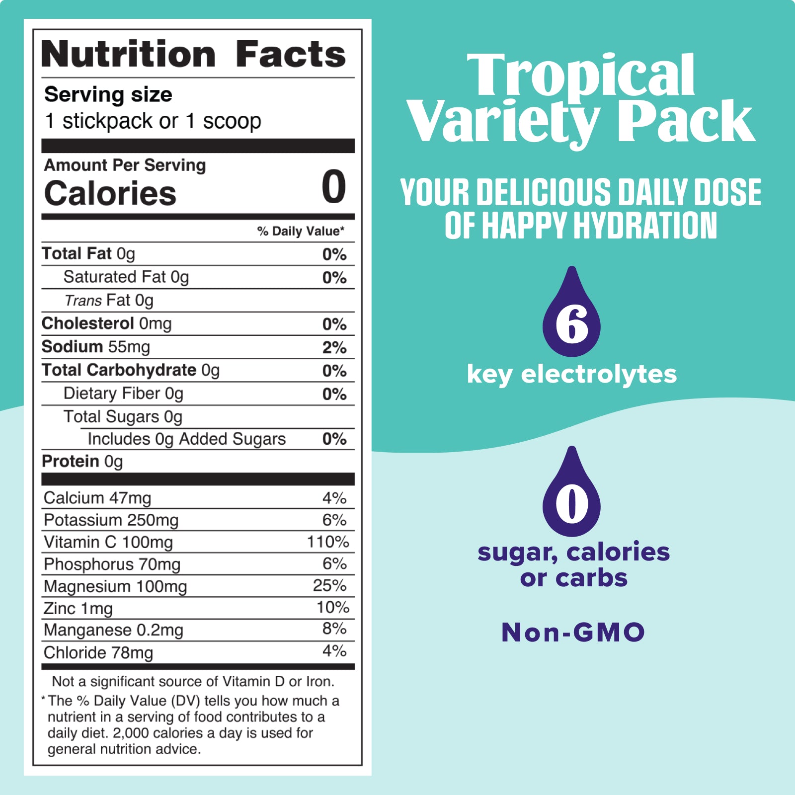 Tropical Variety pack electrolyte drink mix - Ultima Replenisher