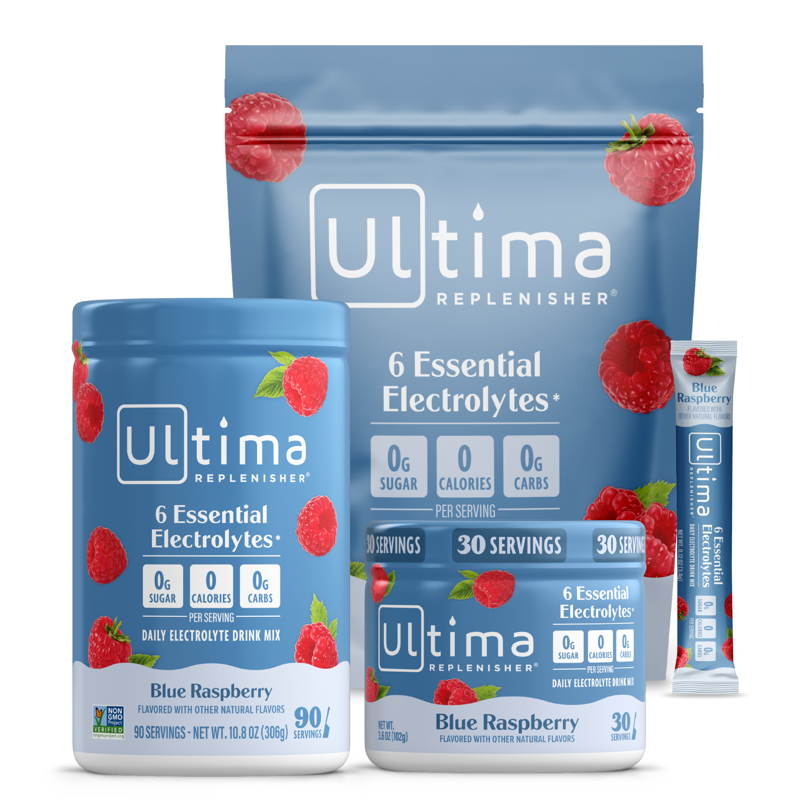 Blue Raspberry Daily Electrolyte Drink Mix