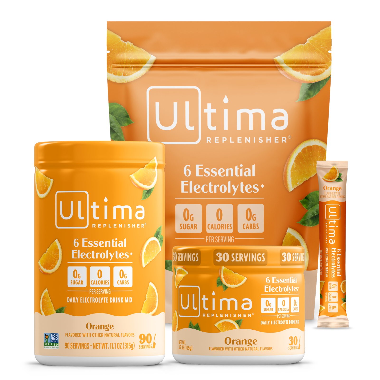 Orange Daily Electrolyte Drink Mix
