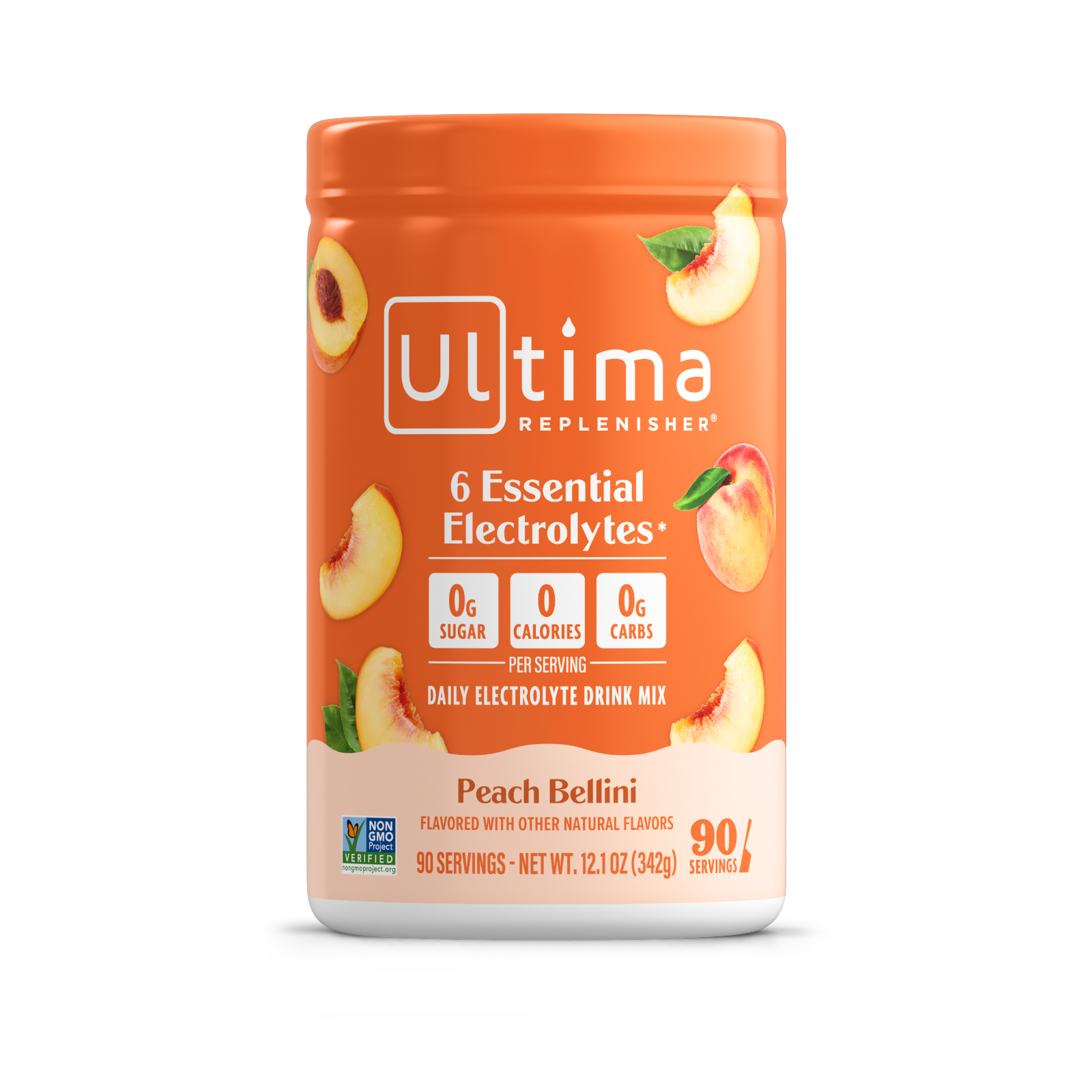 Peach Bellini Mocktini Daily Electrolyte Drink Mix