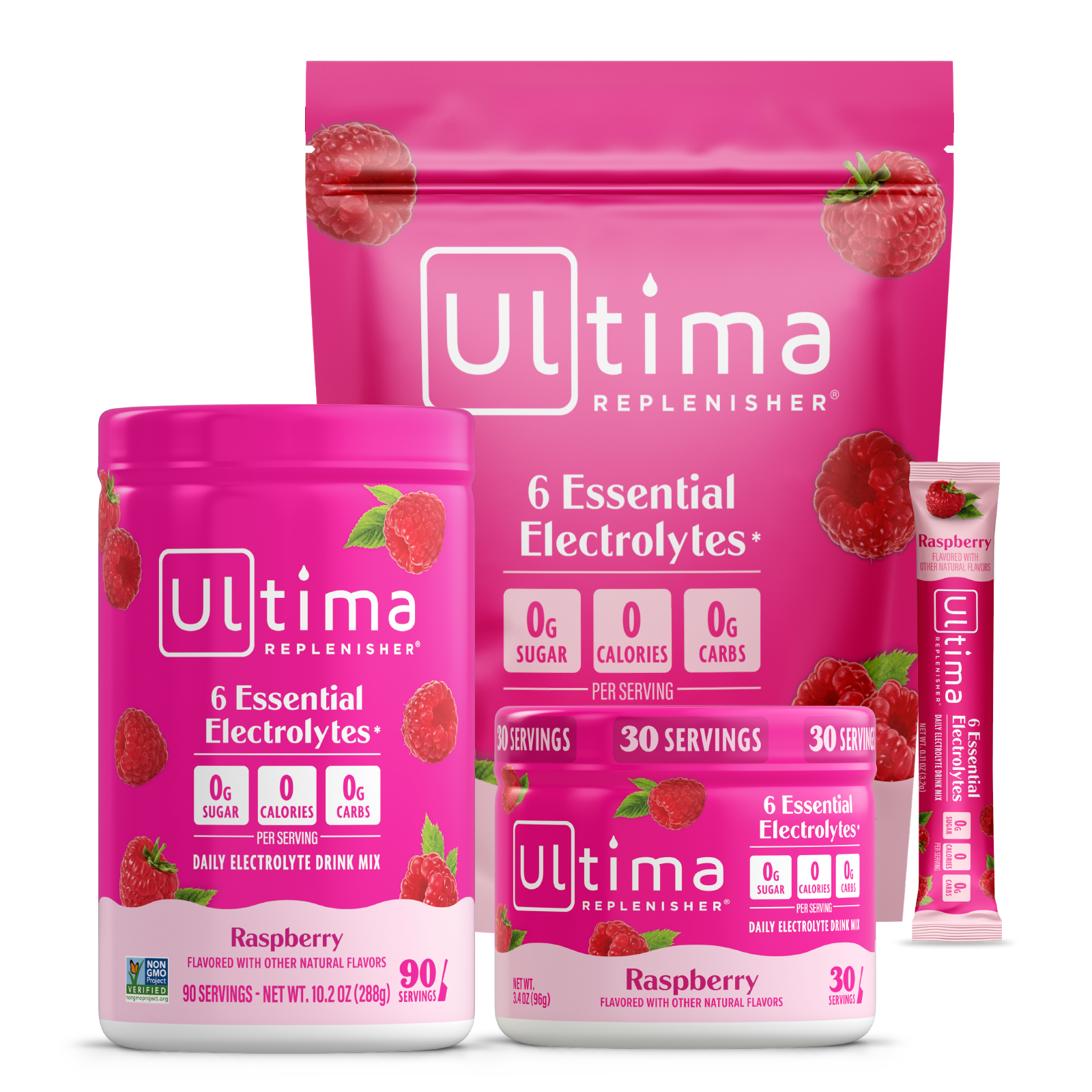 Raspberry Daily Electrolyte Drink Mix