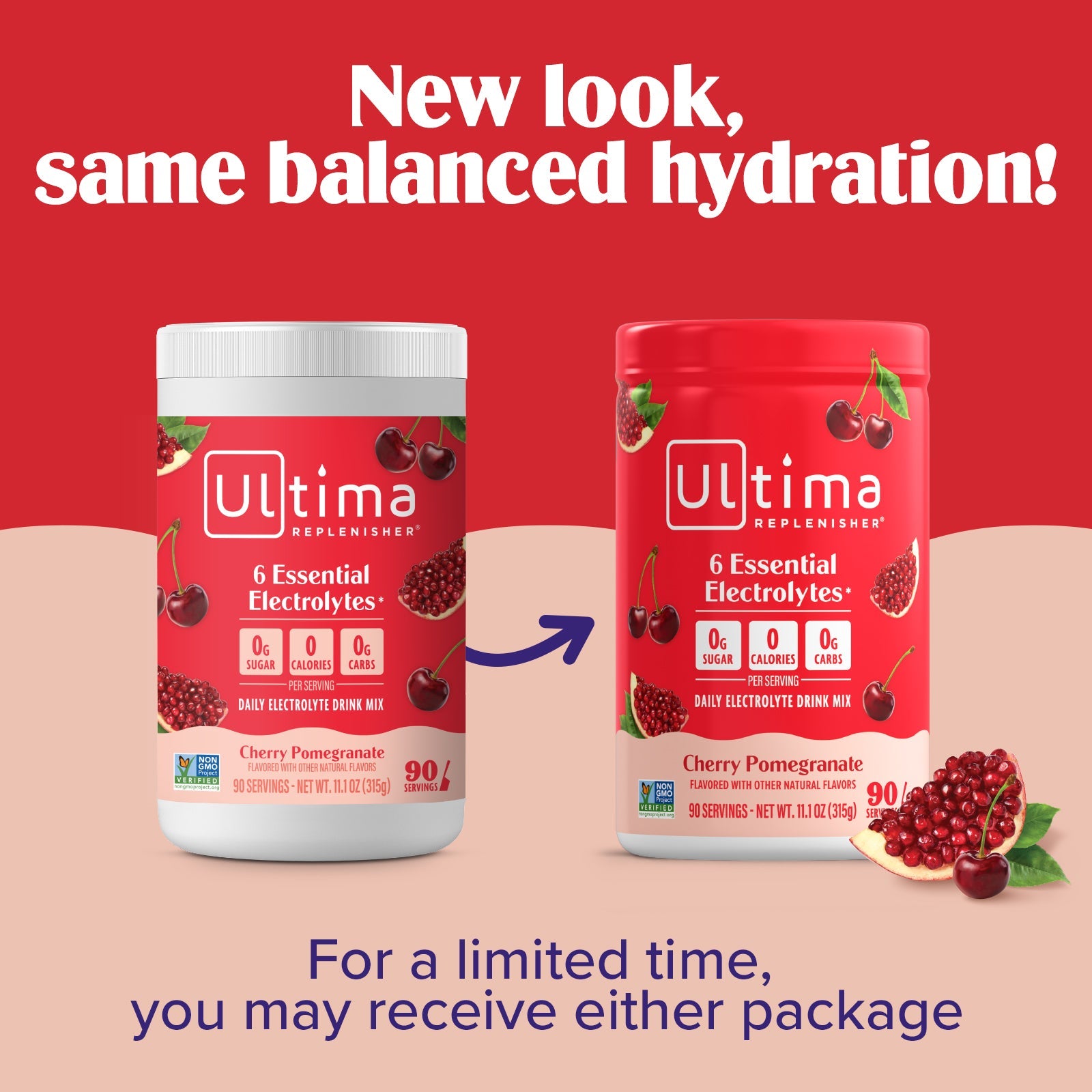 Cherry Pomegranate electrolyte drink mix